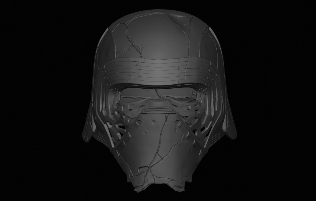 Kylo Ren Helmet - The Rise of Skywalker - Reforged Version by Magnavis ...