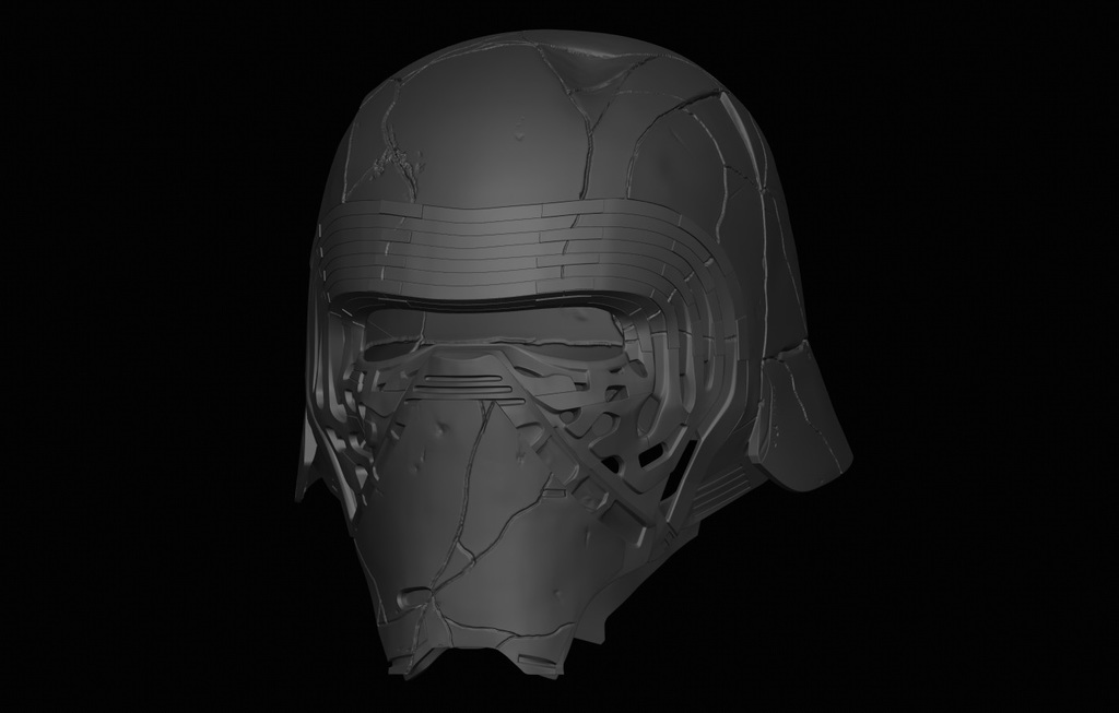 Kylo Ren Helmet - The Rise of Skywalker - Reforged Version by Magnavis ...