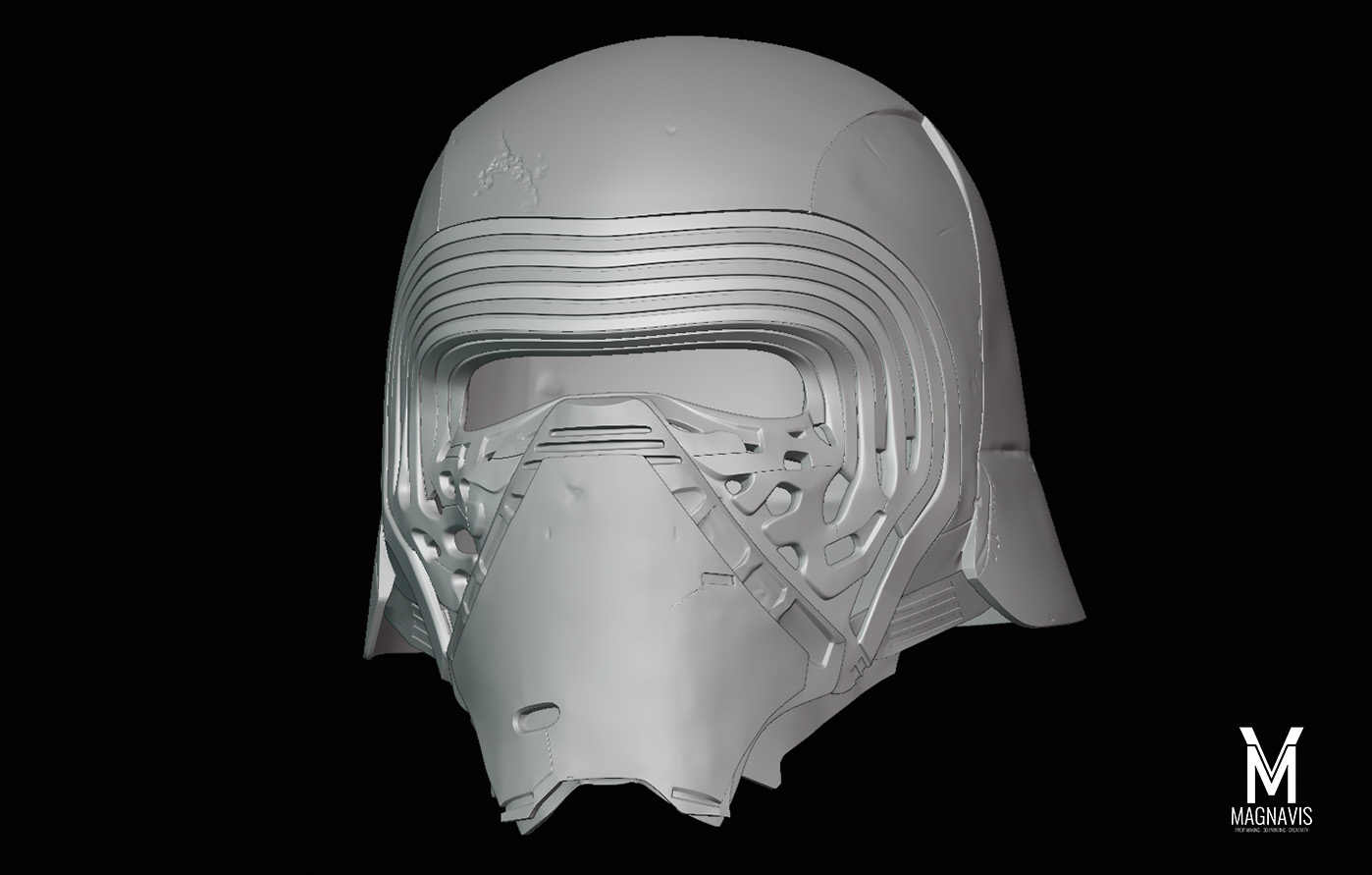 Kylo Ren Helmet by Magnavis | Download free STL model | Printables.com