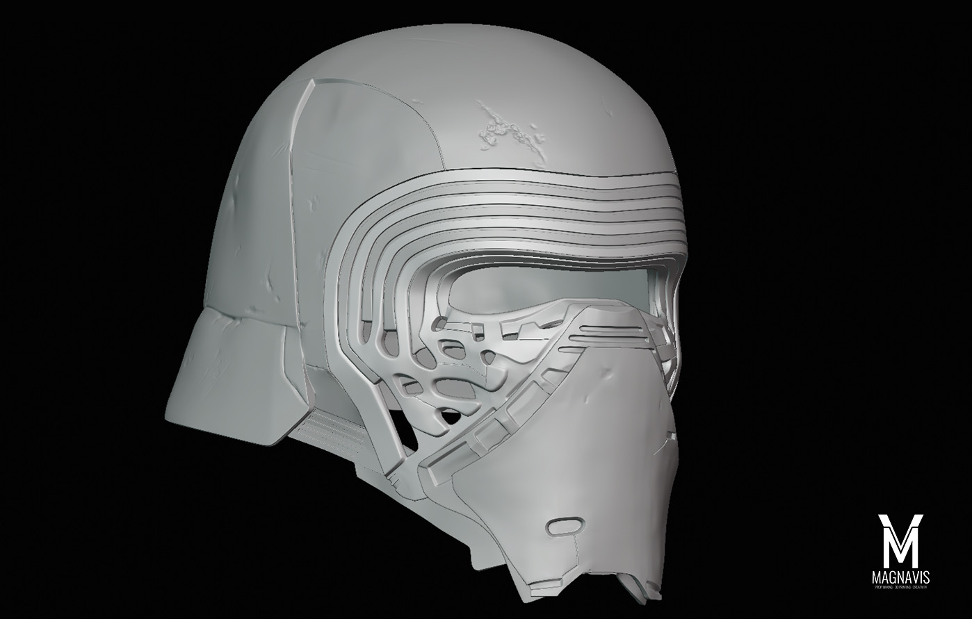 Kylo Ren Helmet By Magnavis 