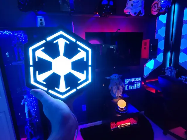 Star Wars Sith Empire LED Logo