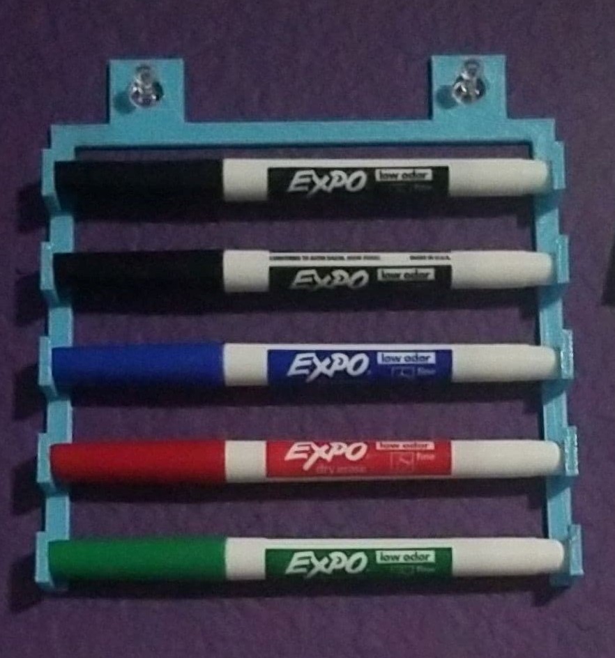 Expo Marker Wall Holder by Merlinlcb Download free STL model