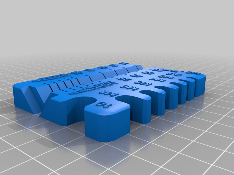 Miniatura 2 do modelo 3D screw sizer