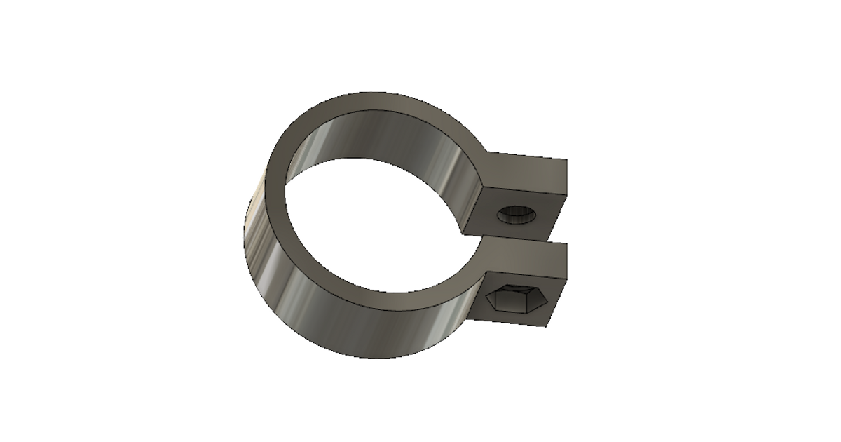 Clamp 30mm by NPI 3dprint Download free STL model Printables com