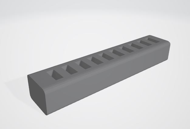 slanted usb storage brick