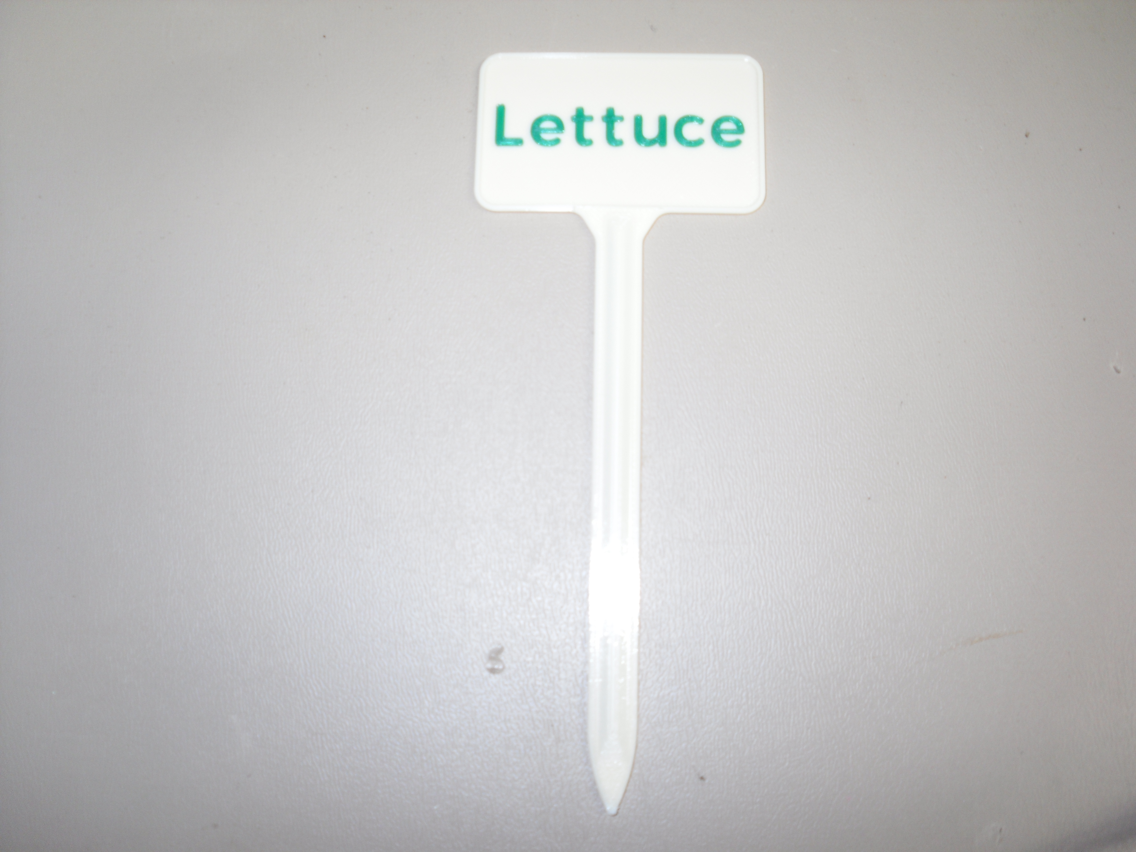 Plant Label Lettuce for seed starting.