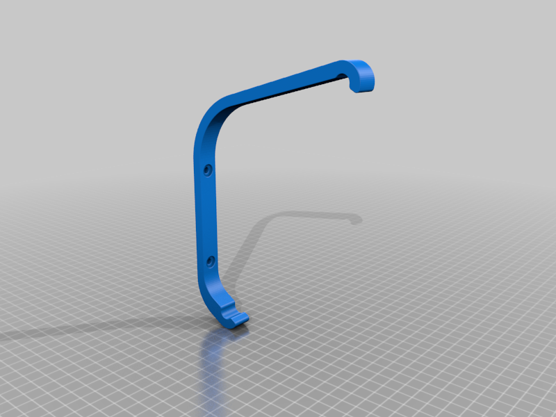 Skateboard Wall Mount Horizontal by dapostol73 Download free STL