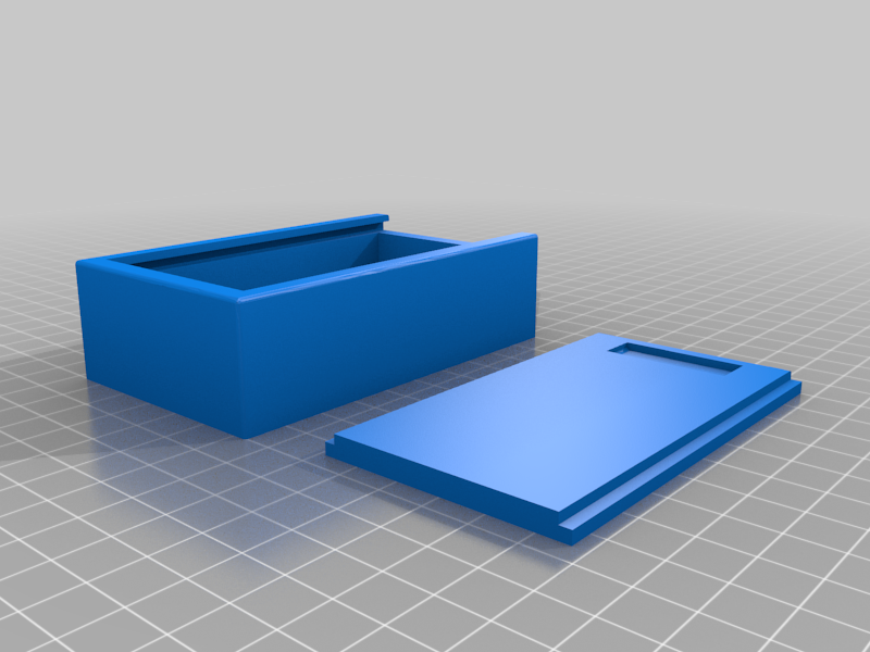 Magnetic key hiding box with sliding lid -FIXED &No Supports Needed