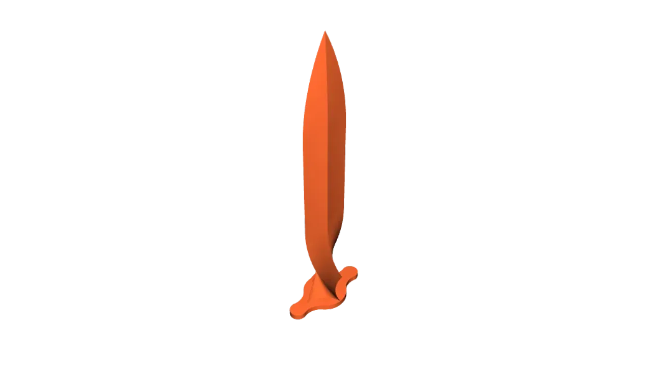 His Dark Materials 3D Printable the Subtle Knife. STL File