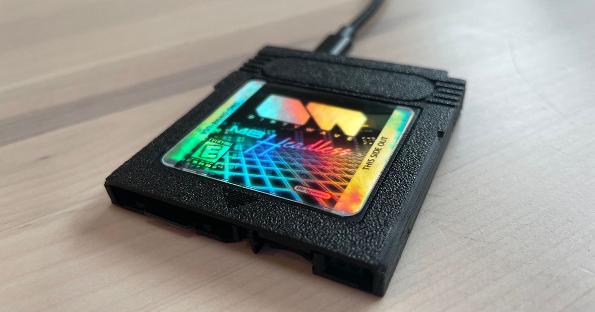 Teensy 4.1 Game Boy Cartridge Case by euphemism Download free STL