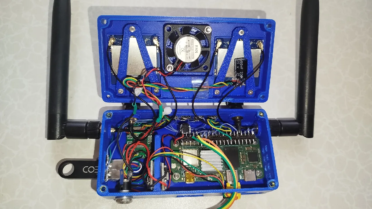 My OpenIPC & RubyFPV VRX Case Radxa Zero 3W V2 by Александр