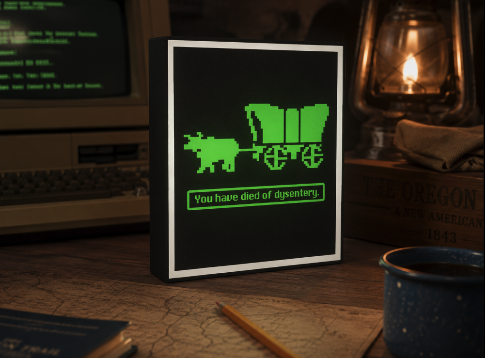 Oregon Trail LED Lightbox | Multicolor 3D Printable 3MF