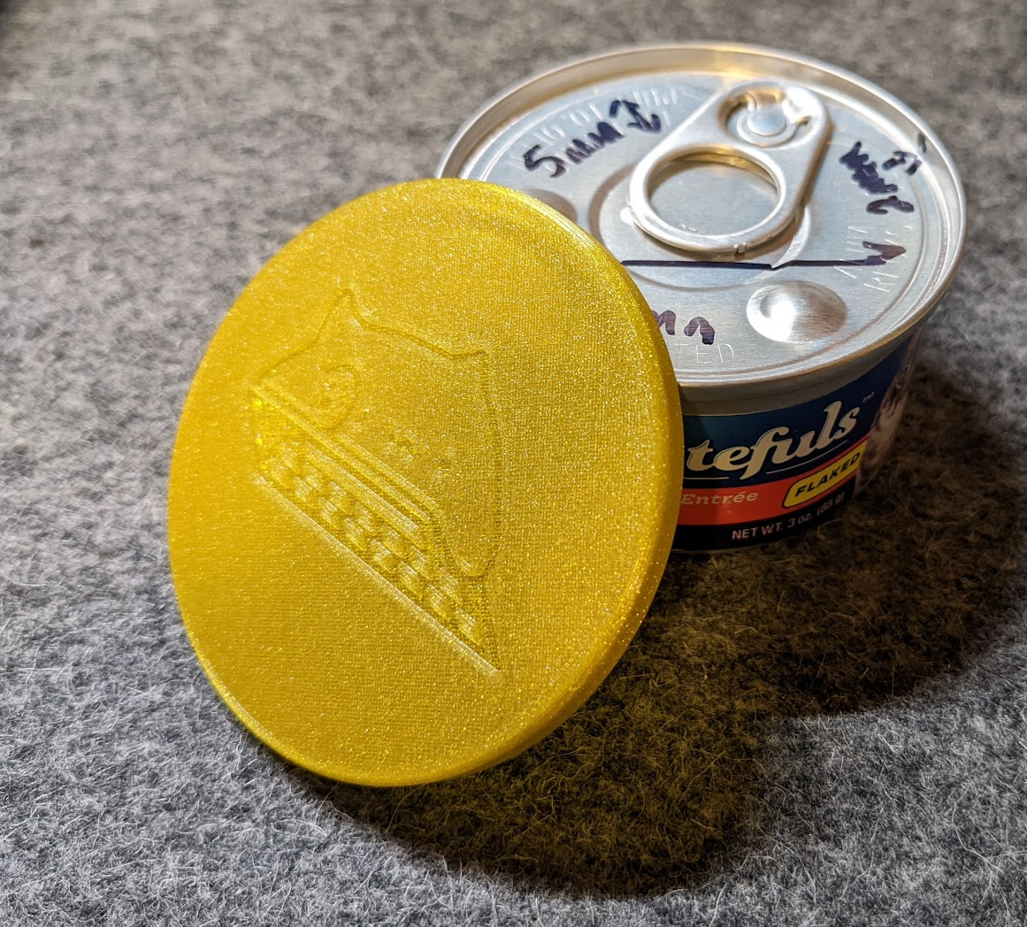 Cat Food Can Lid
