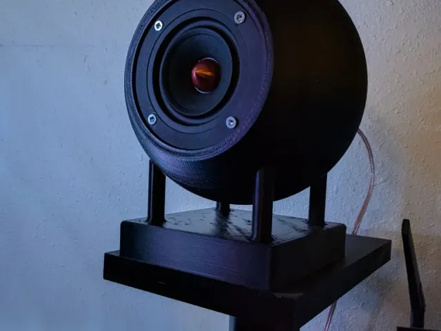 Spherical Speaker Enclosure (Ported) - Dayton PS95-8