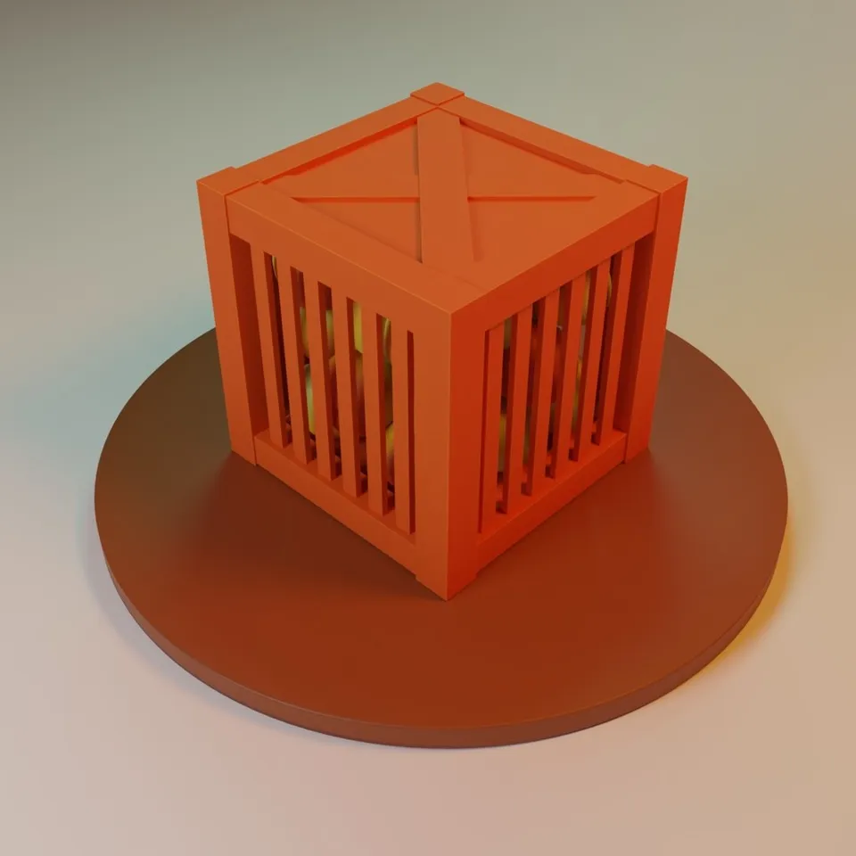 STL file Stacked Crash Bandicoot Crates - Multicolor Planter  Desk  Organizer 🪴・3D printable model to download・Cults