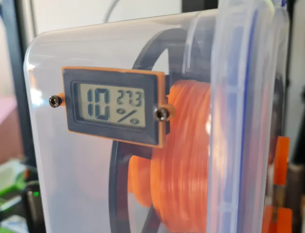 Simple Hygrometer Mounting Frame 45mmx25mm - Drybox