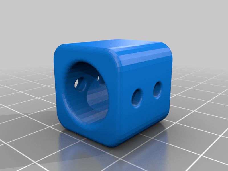 Vzbot CF tube end block thingy