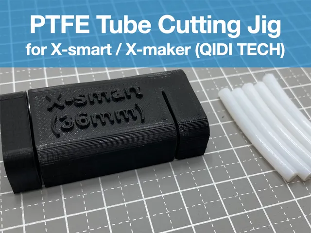 PTFE Tube Cutting Jig for 3D printer nozzle