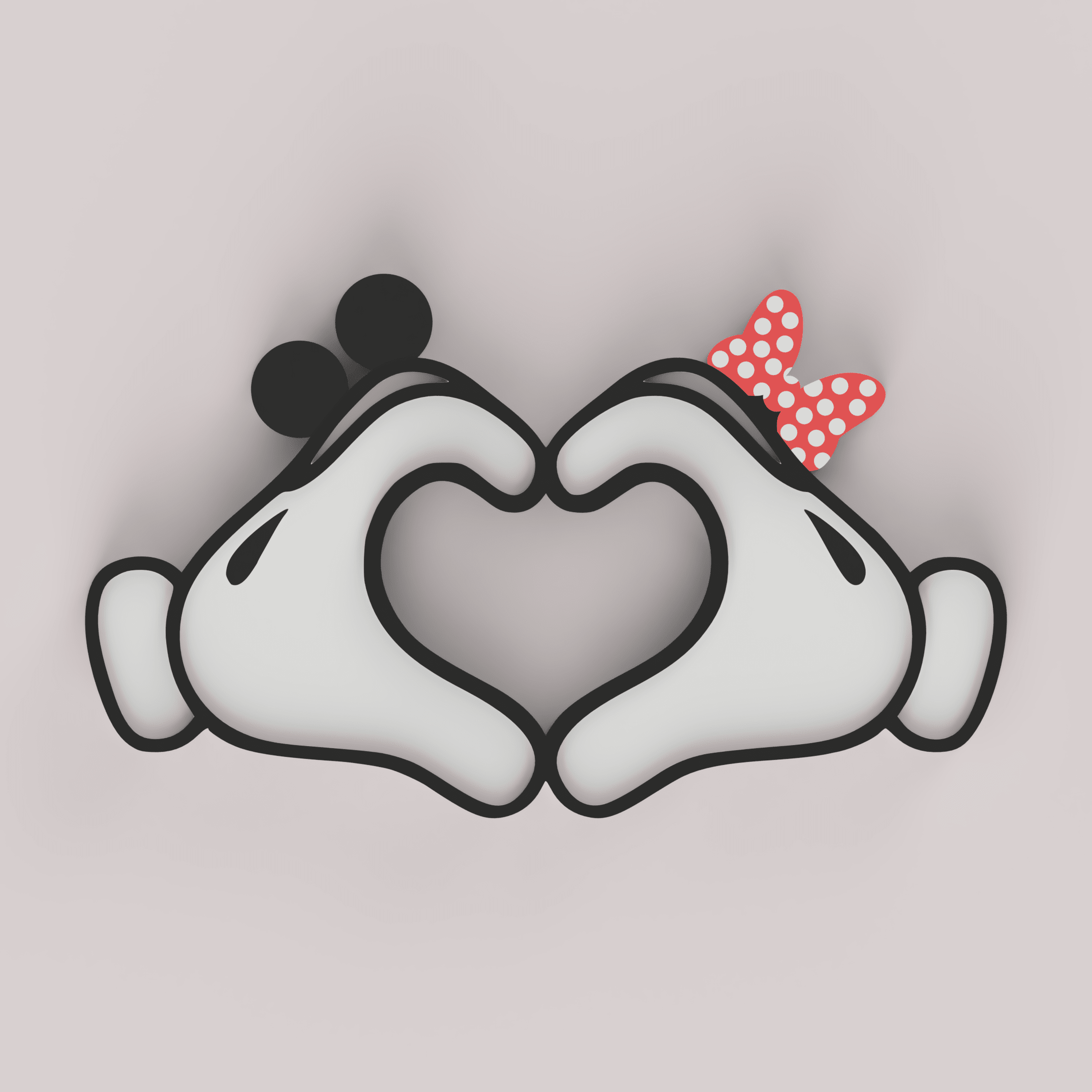Mickey and Minnie Hands