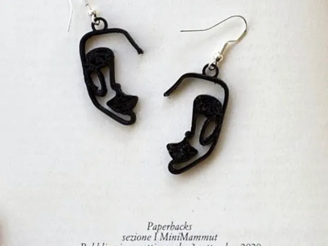 Art earrings