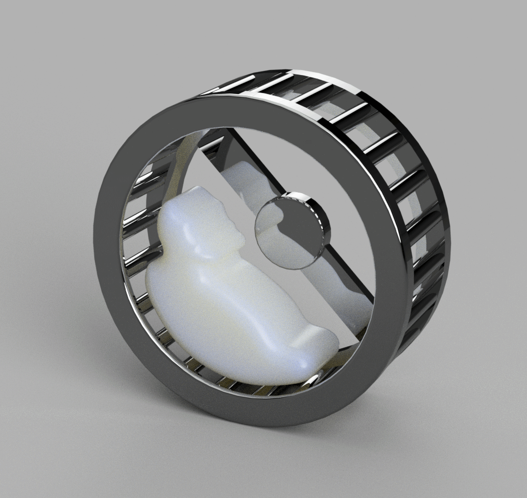 Miniatura 4 do modelo 3D Hamster powered 3D printer