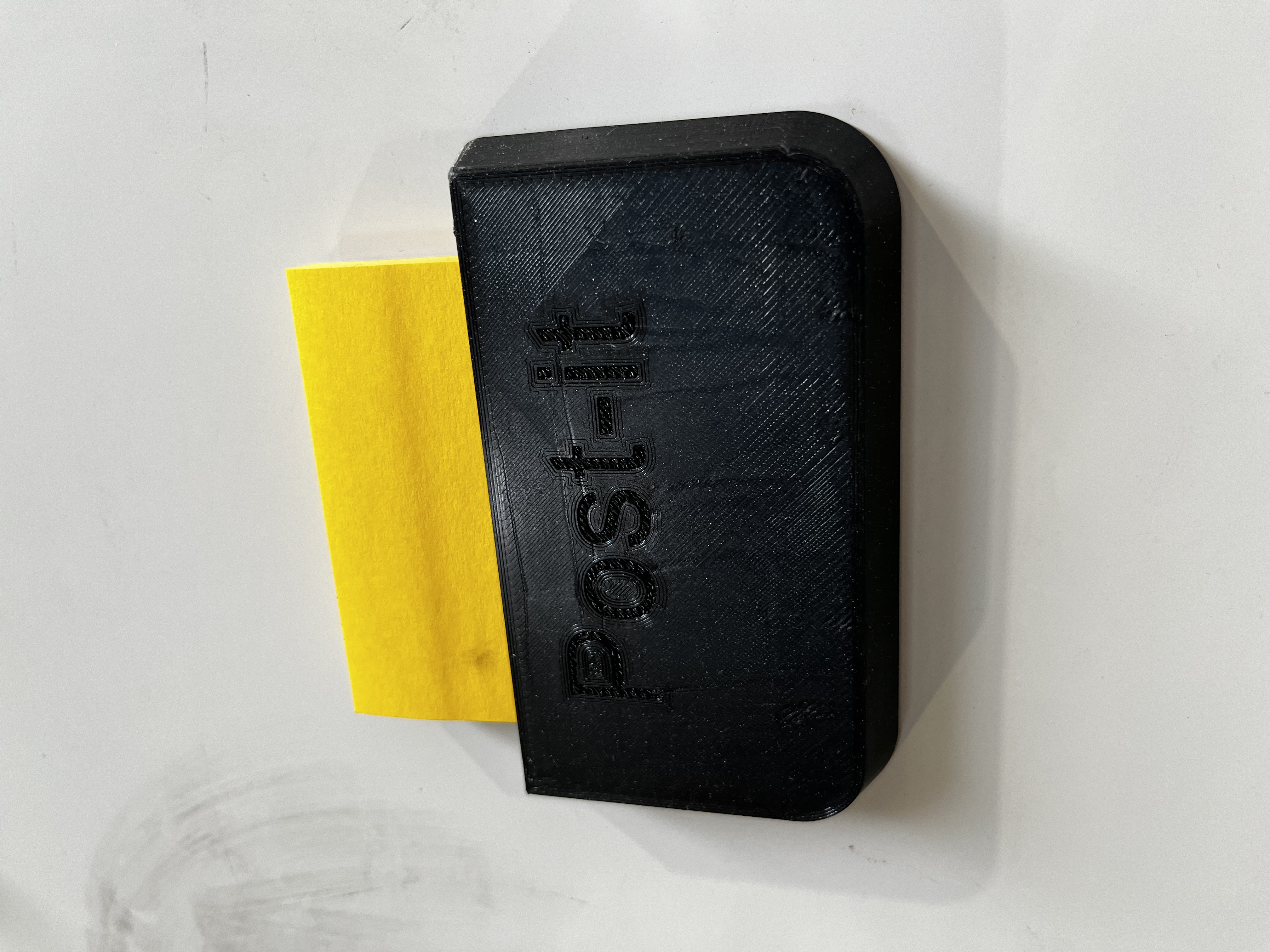 whiteboard post-it holder