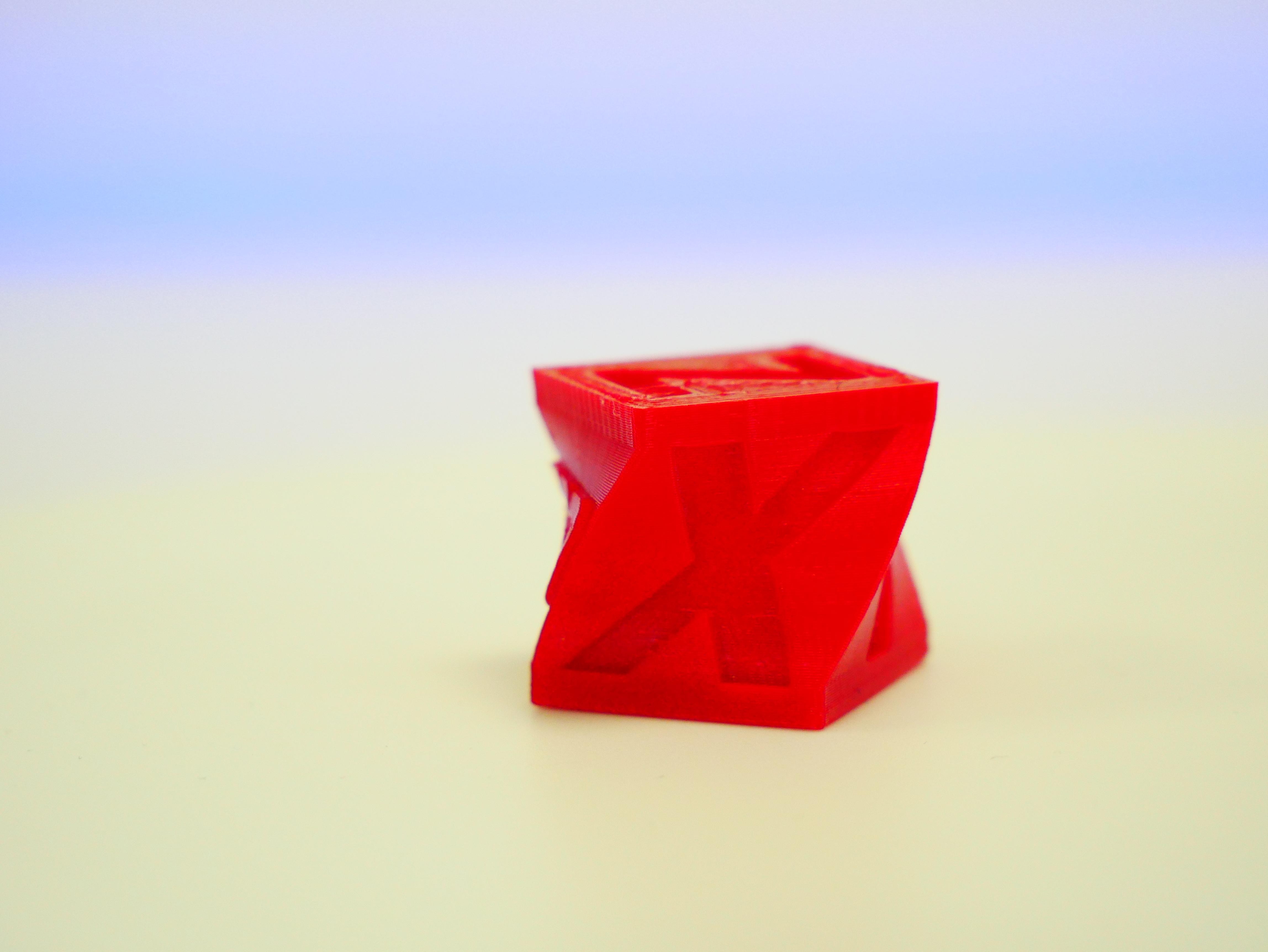 Calibration Cube with a 'twist'