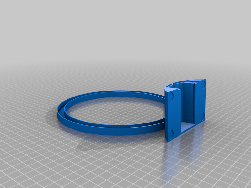 Clock with base 170mm solid LED ring