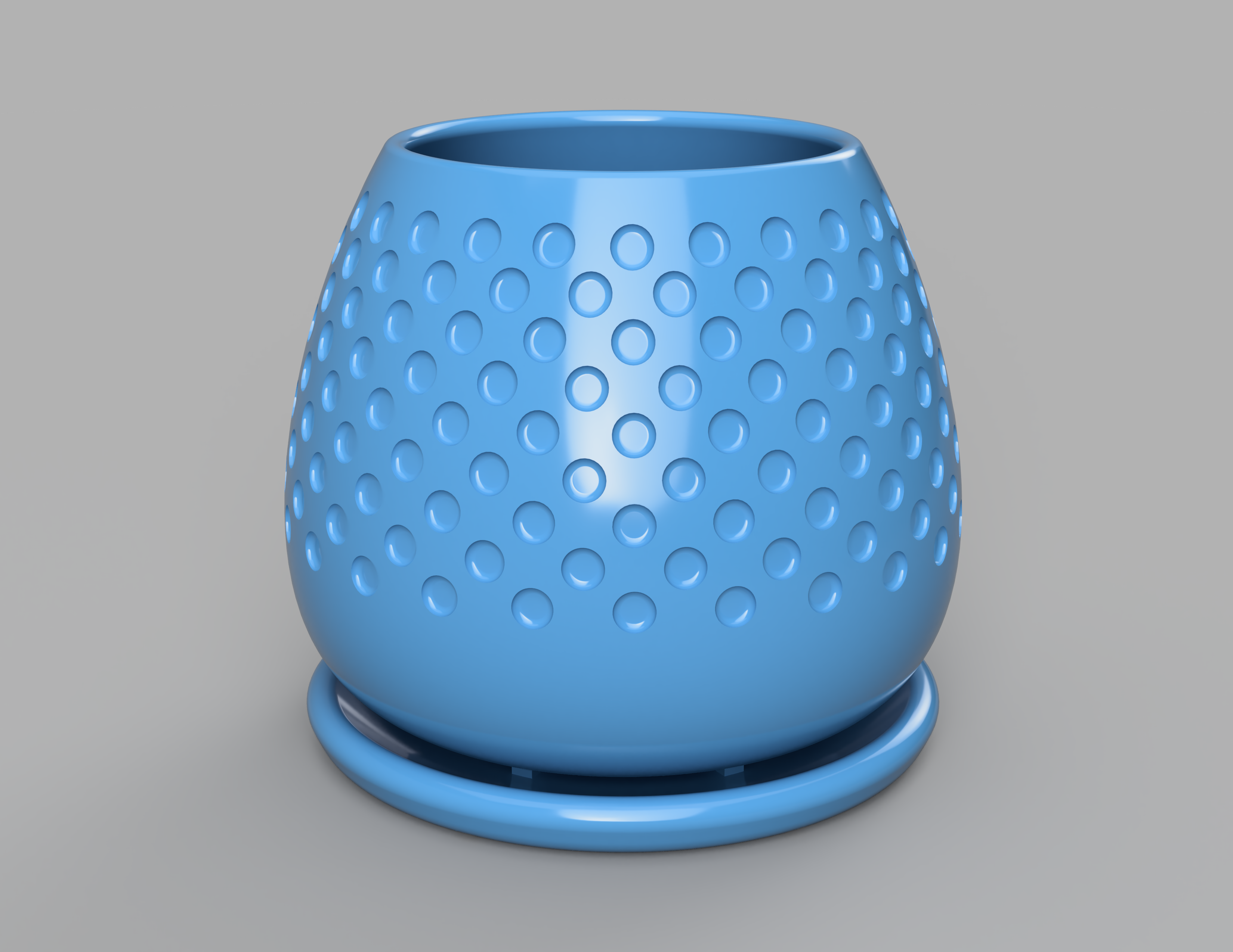 Flower Pot with Dish