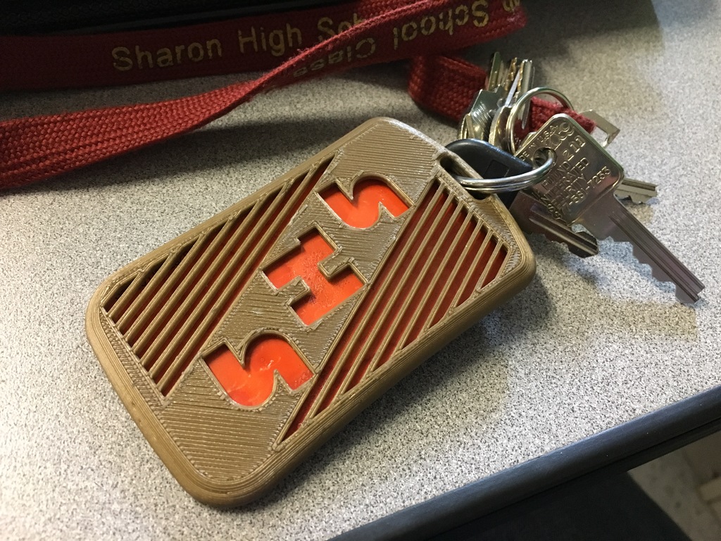 SHS ID Badge Holder by MCdeltaT Download free STL model