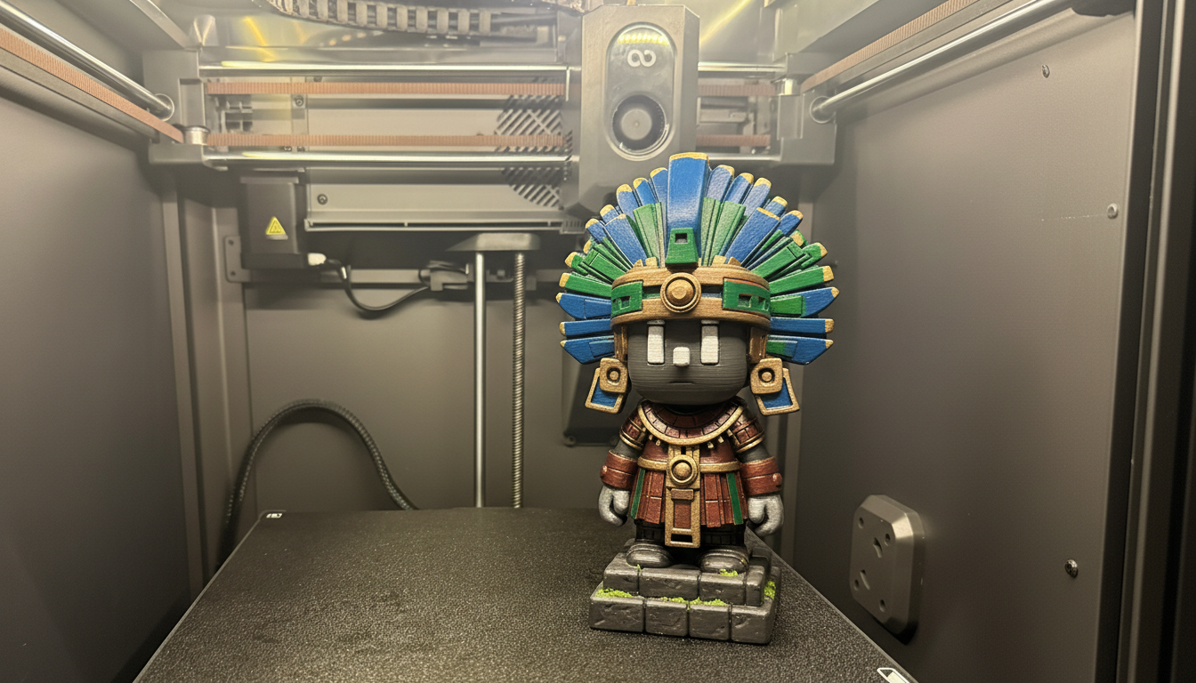 Chibi Aztec Statue