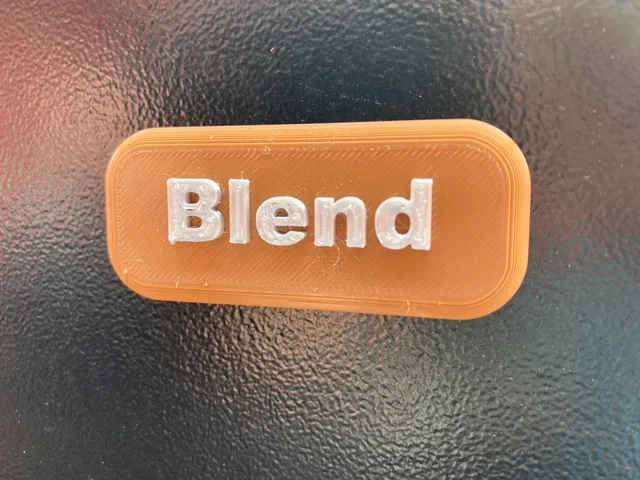 BBQ pellets tag - Blend