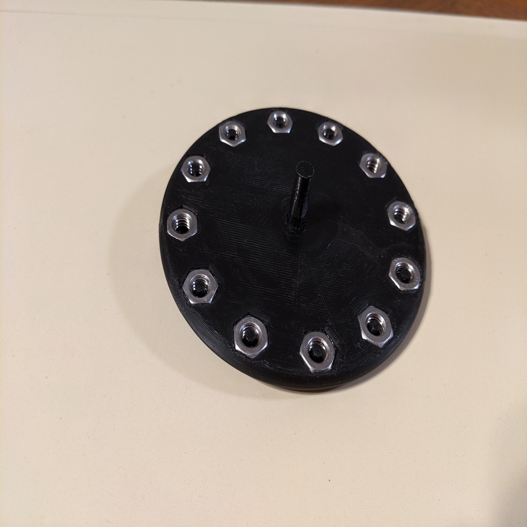 SPINNING TOP (1/4-20 NUTS)