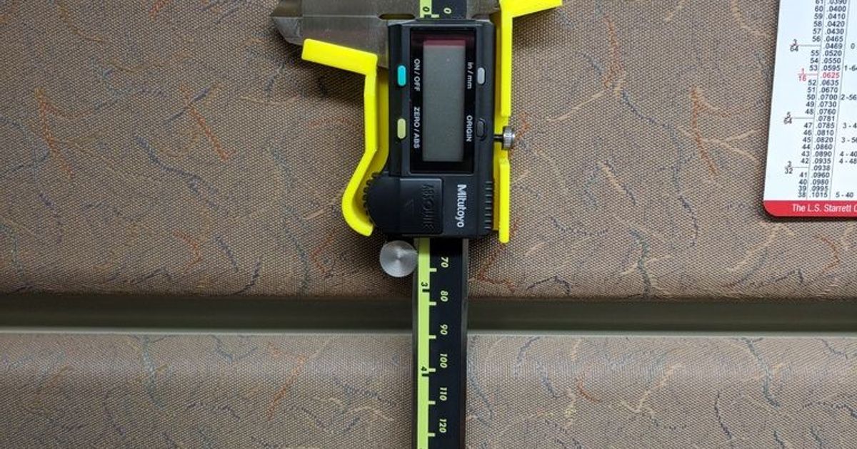 MITUTOYO ABSOLUTE HANGING CALIPER HOLDER by maltvat Download free STL