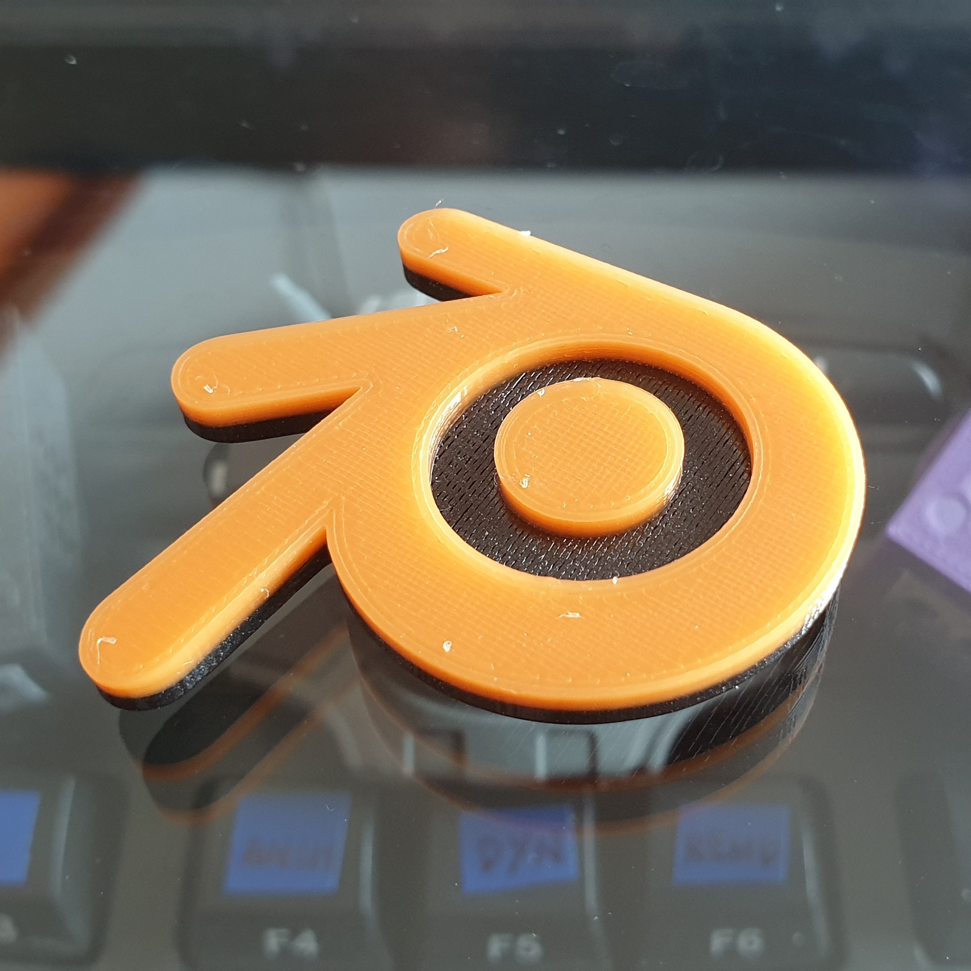 Blender Logo Rotation Indicator or Fridge Magnet