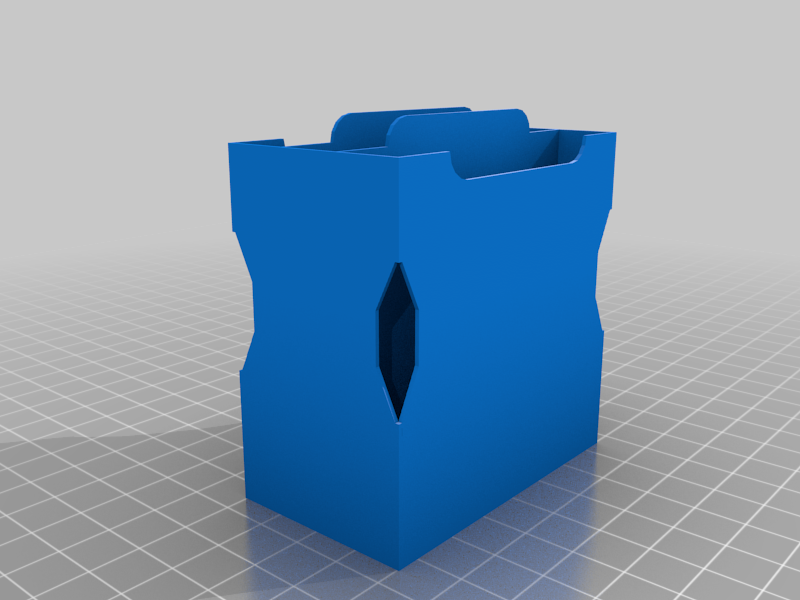 Miniatura 4 do modelo 3D Parametric MTG cube / draft tray