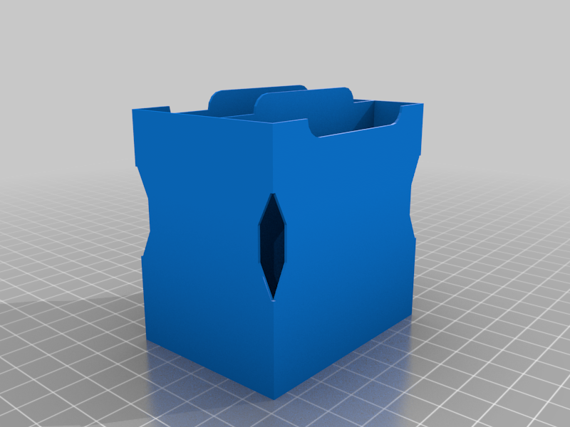 Miniatura 5 do modelo 3D Parametric MTG cube / draft tray