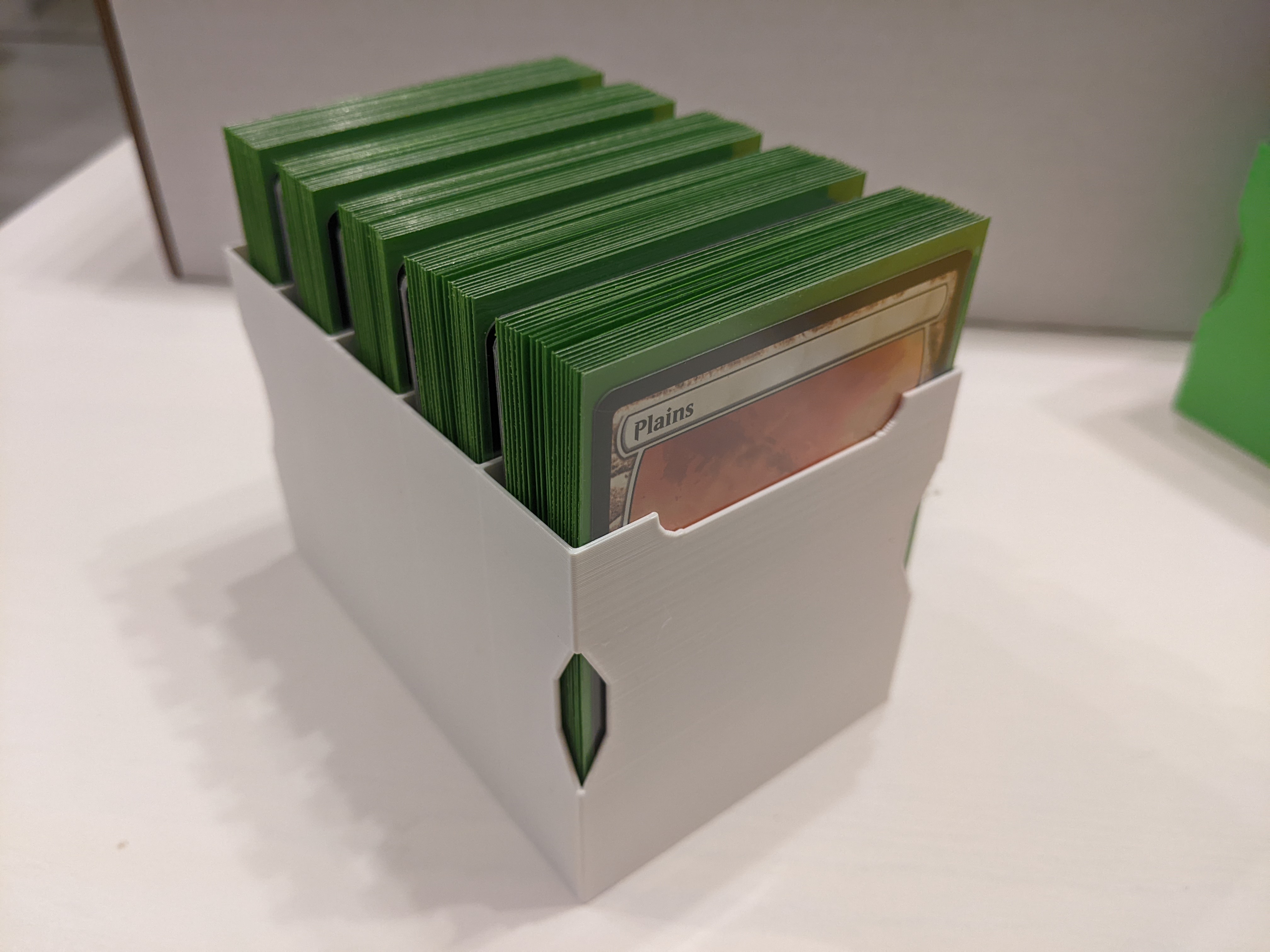 Miniatura 3 do modelo 3D Parametric MTG cube / draft tray