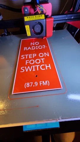 No Radio? Step On Foot Switch