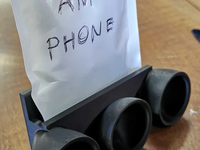 Passive Speaker/Amplifier Phone Stand for Bottom-Speaker Phones