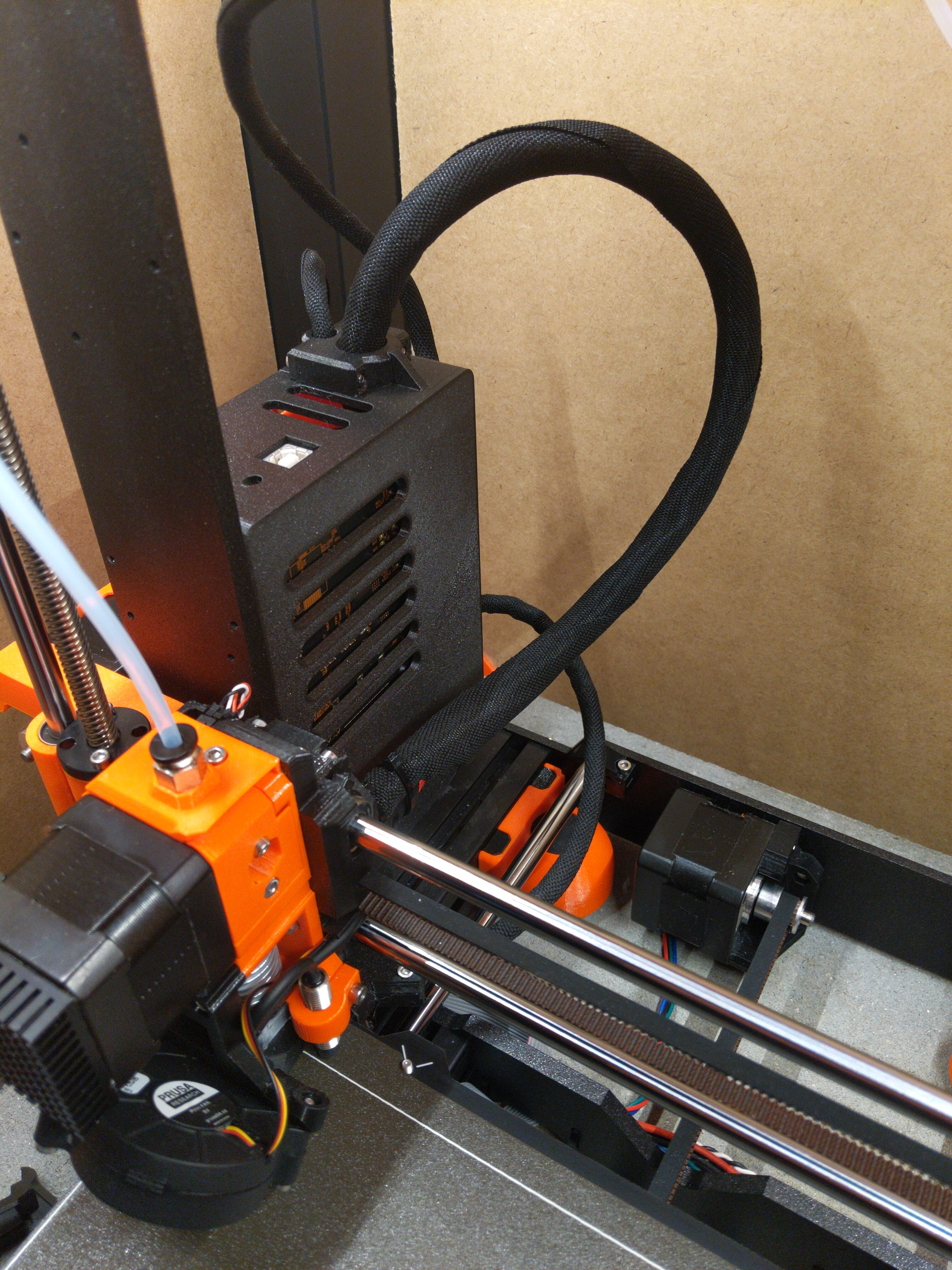 Big Einsy case with inserts and cable exiting verticaly 3D model thumbnail
