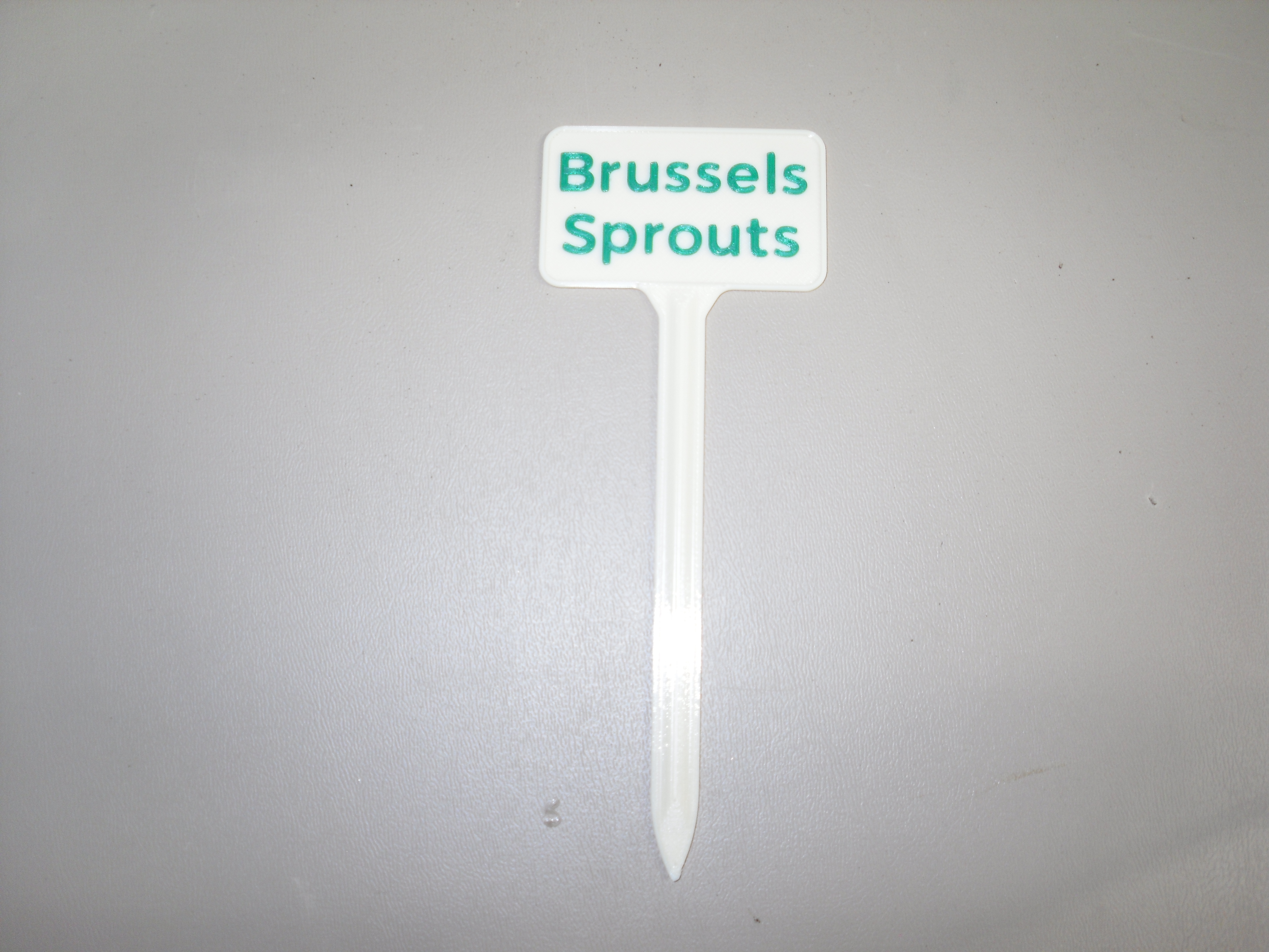 Plant Label Brussels Sprouts