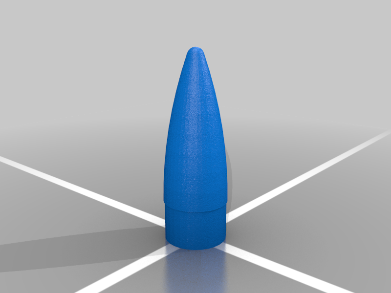 Rocket Nose Cone Replacement Set by Inverted Pursuits Lab Download free STL model