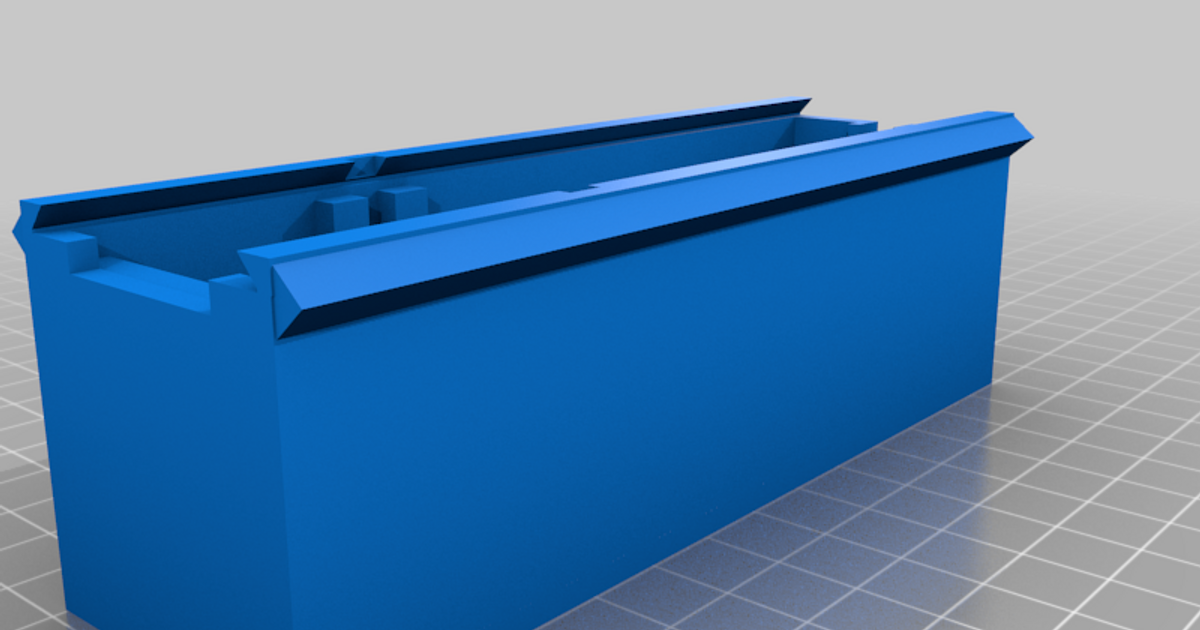 Antenna box with sliding lid by dB Download free STL model