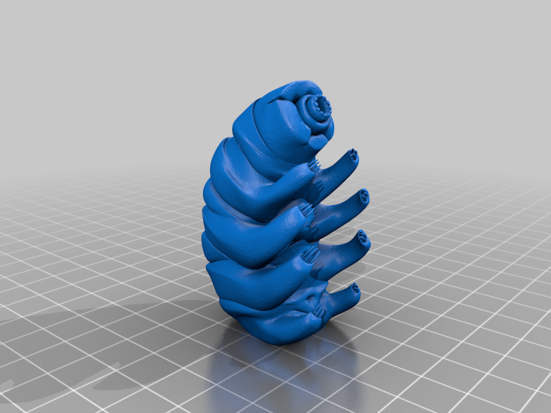 Miniatura 2 do modelo 3D tardigrade finger puppet