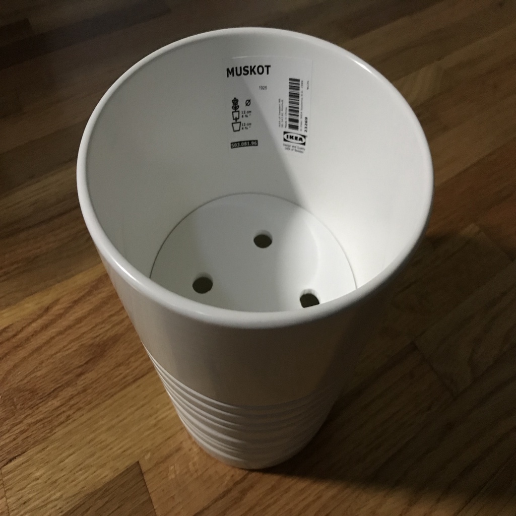 IKEA MUSKOT plant draining system