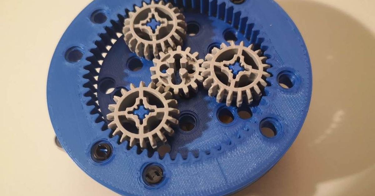 Gear ring gear by AaronLK Download free STL