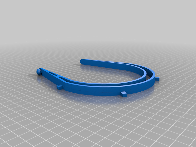 Faceshield for kossel mini printbed 180mm to 200mm — miniatura 2