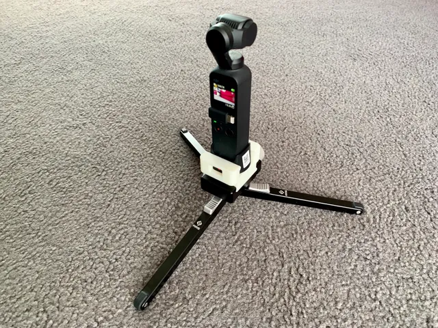 Tripod mount for DJI Osmo Pocket Wireless adapter