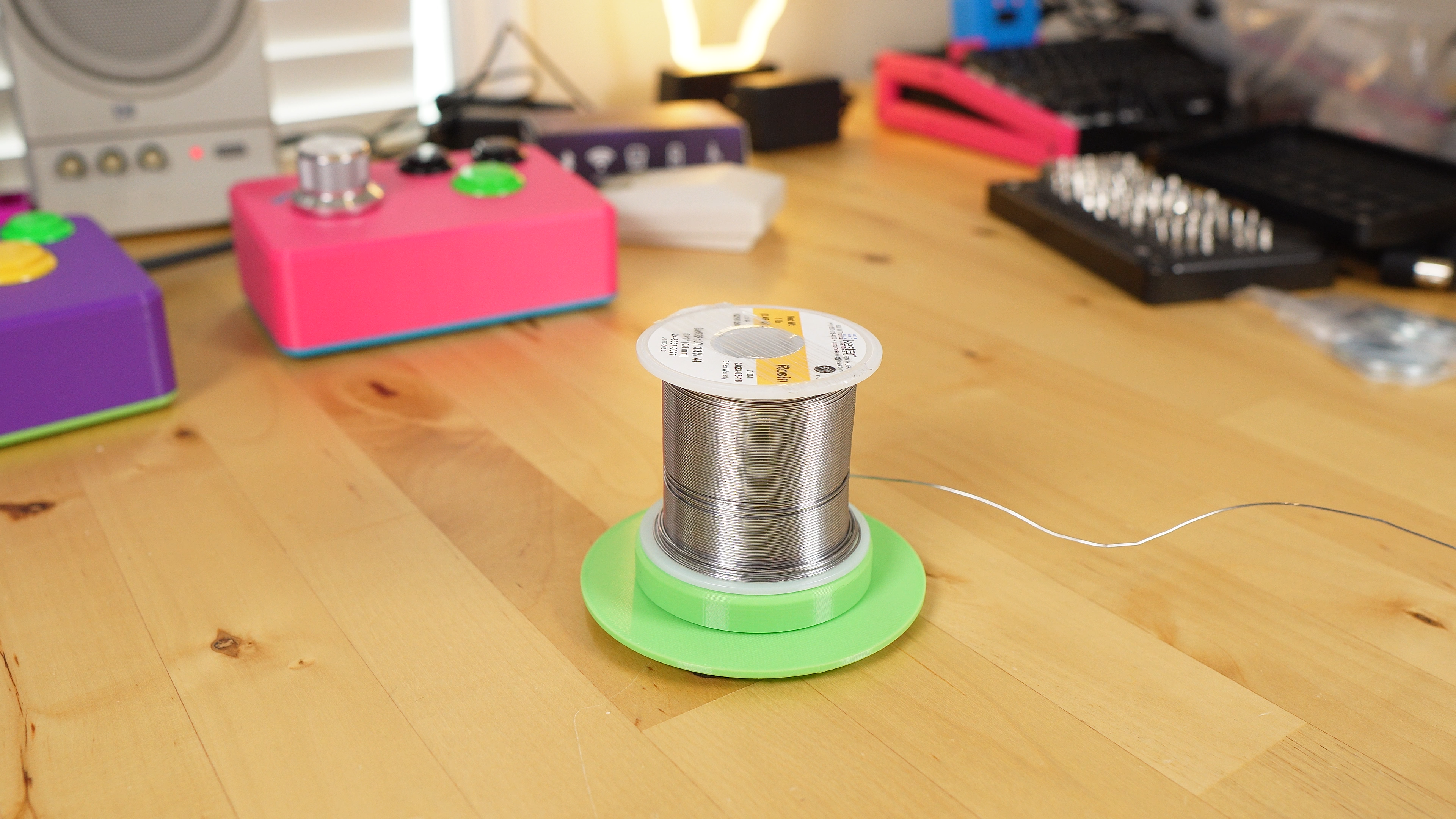 Vertical Solder Spool holder v2